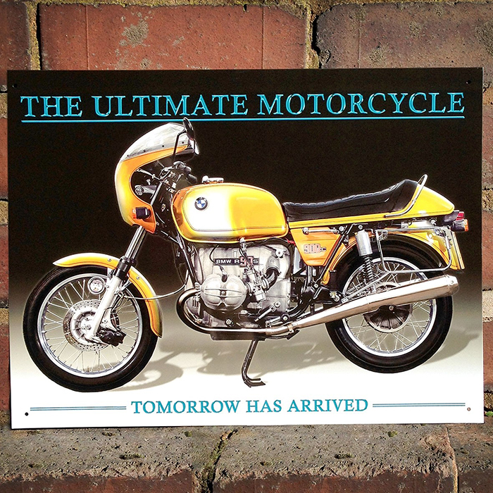 BMW R90S Metal Sign